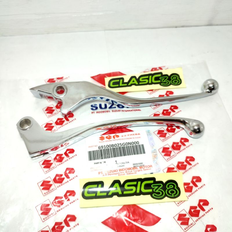 handel 1 set Satria Fu old satria Fu new handle  fu crome dan hitam  hendel rem handle kopling