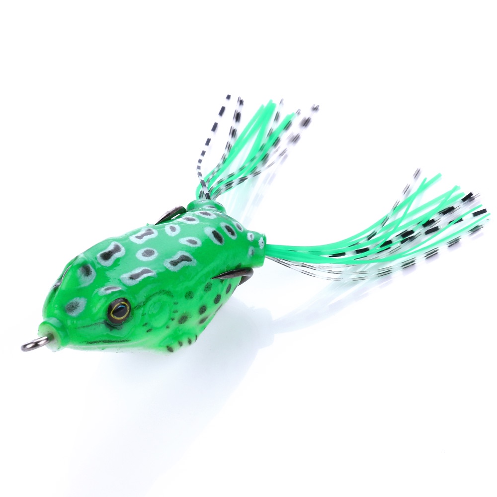 Hengjia Plastik Kodok fishing tackle soft lure 5.5cm 12.5g Silikon Tiddler Bait Kait Ayam 6warna