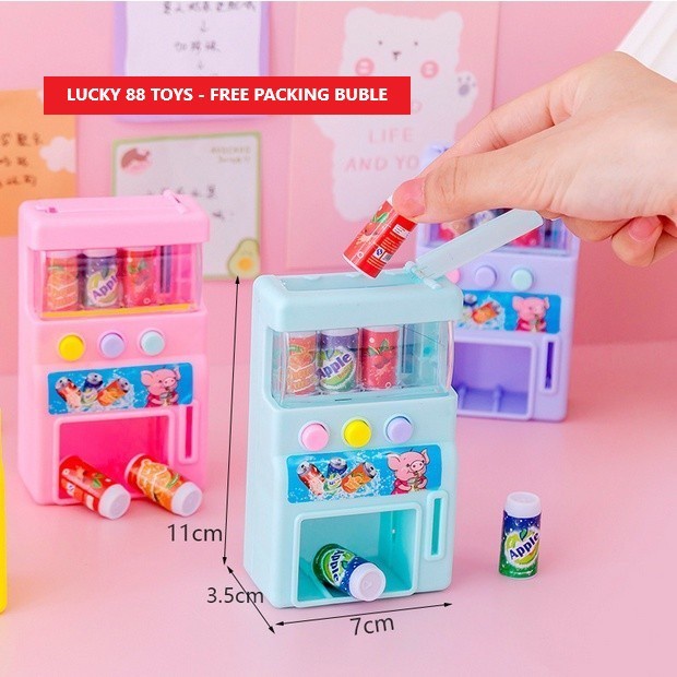 Lucky88toys ⭐⭐⭐⭐⭐Mainan Anak Vending Machine Mainan Mesin Minuman Otomatis SS1330