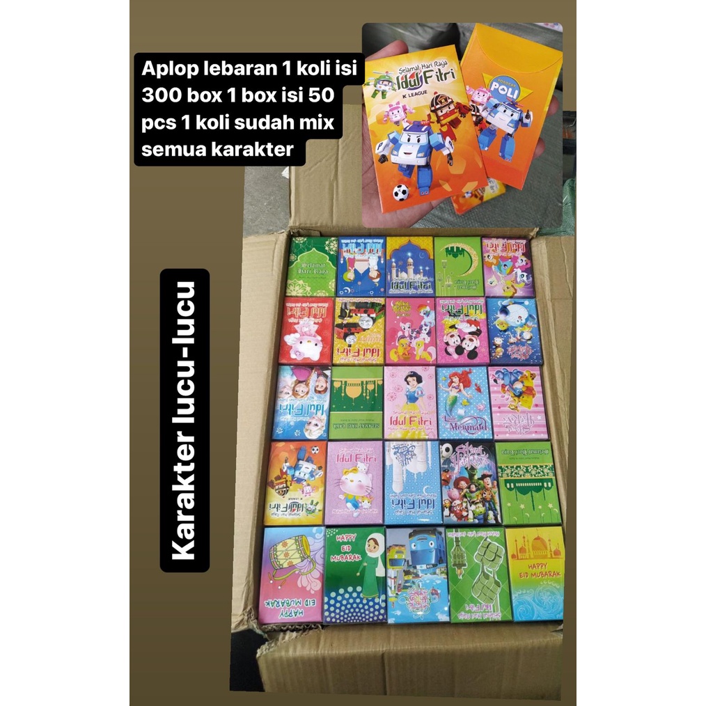 

AMPLOP LEBARAN HARI RAYA ISI 50 PCS