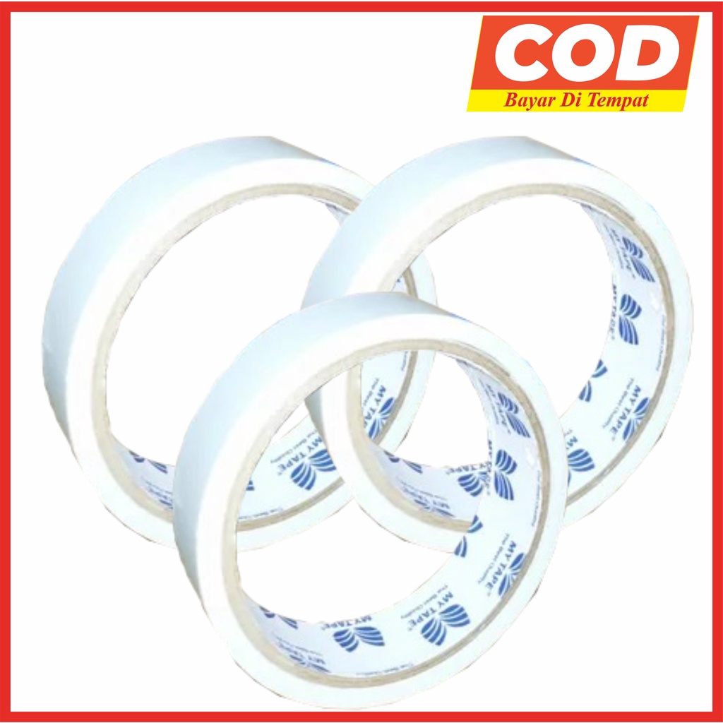

Lakban OPP Tape Isolasi Double Tape lakban kertas Barang Ready Stok