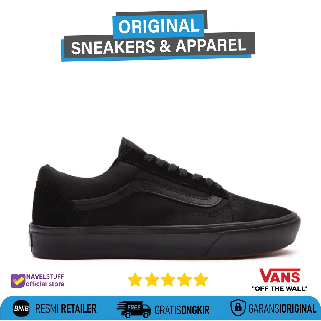VANS Old Skool Comfycush Triple Black / Full Black Black