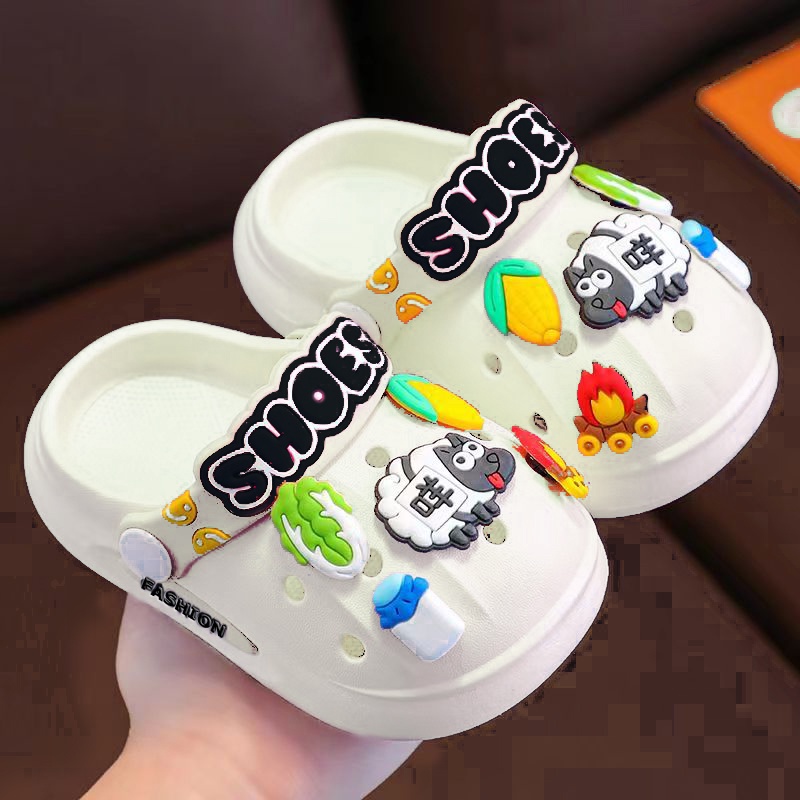 PROMO 10.10 PUNCAK Okaybaby B272 Sandal Slop Import Domba Anak Laki-laki Perempuan Termurah Kekinian Sendal Casual