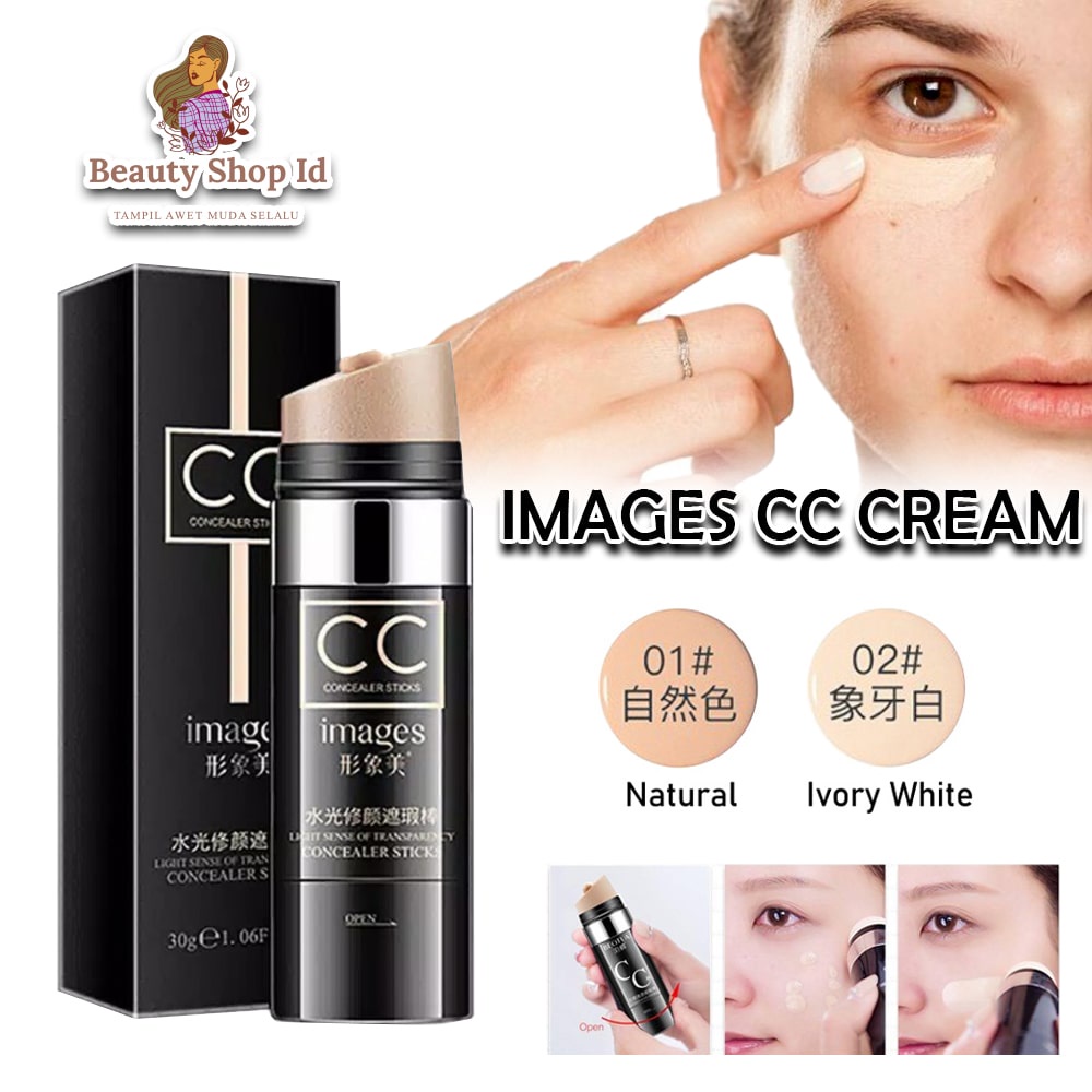 Beauty Jaya - Images CC Cream Concealer Melembabkan &amp; Memutihkan Wajah Air Cushion CC Stick