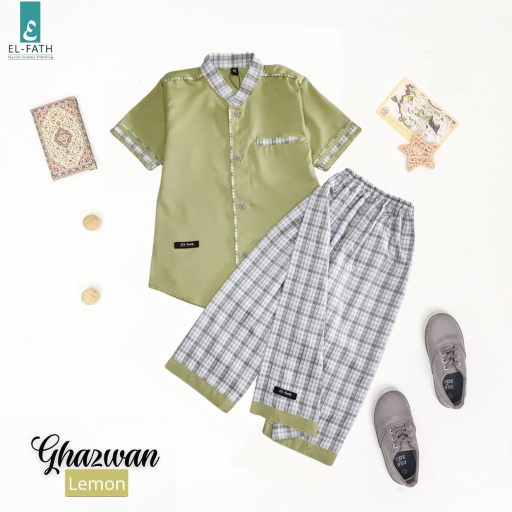 New Koko anak ghazwan set sarung celana sarcel anak tanggung bayi balita 1-12 th motif terbaru S M L XL XL XXL XXXL dan koko pria lengan pendek bordir afnan baju muslim motif