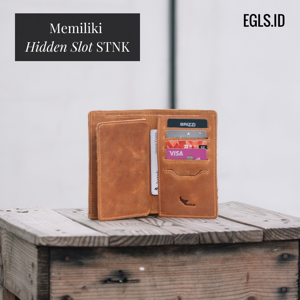 Dompet Pendek Pria 100% Kulit Sapi Asli Murah Kekinian Fashion Cowok - VASTO WALLET BY CROWN LEATHER