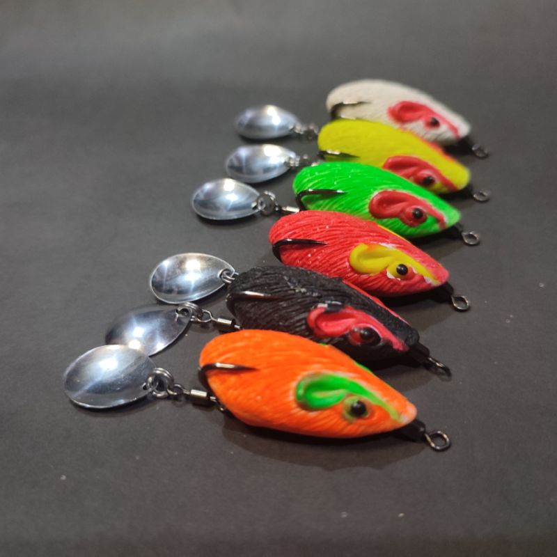 SOFT FROG CURUT 3D TENGGELAM SK LURE