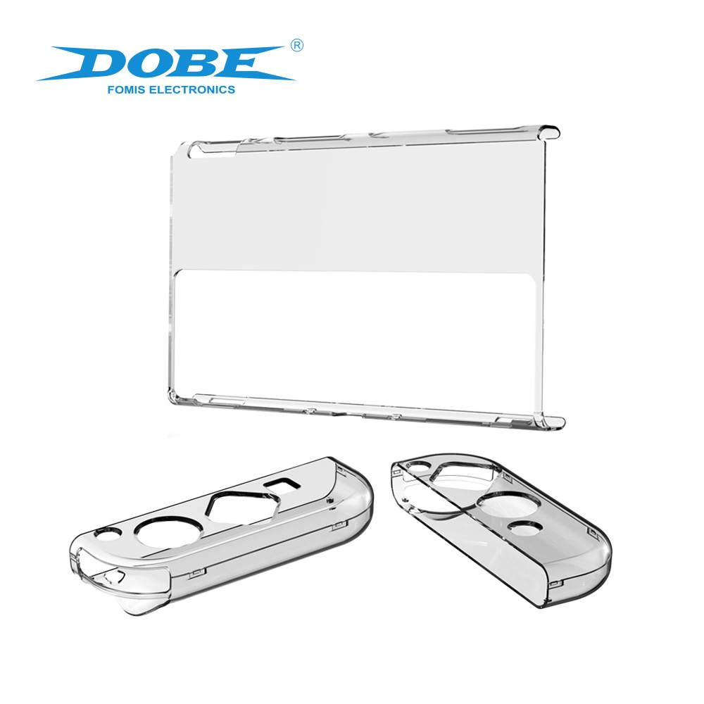 DOBE Protective Case For Nintendo Switch OLED Casing Transparan Bening Crystal Clear