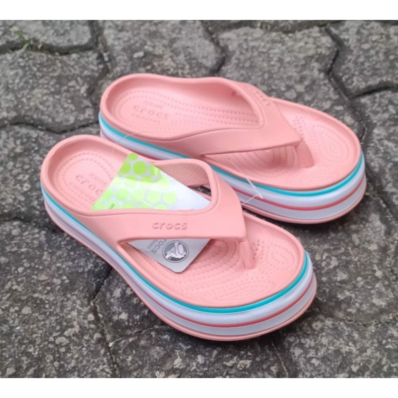 CROCS PLATFORM FLIP III FASHION SEMI WEDGES 3cm