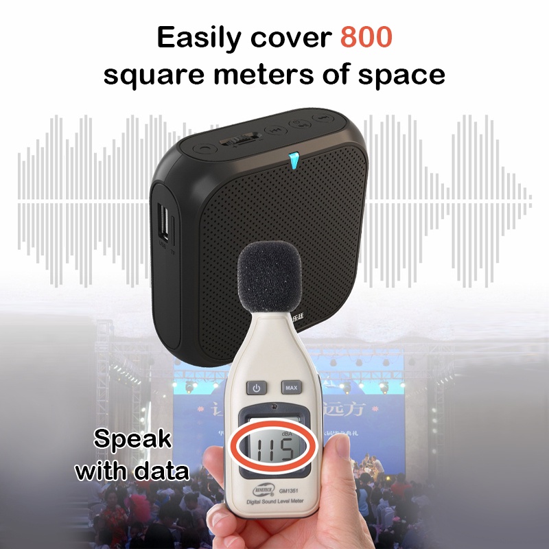 Rolton K400 Portable Voice Amplifier Megaphone Booster with Wired Microphone Loudspeaker Speaker Speaker Mic  Teacher Training