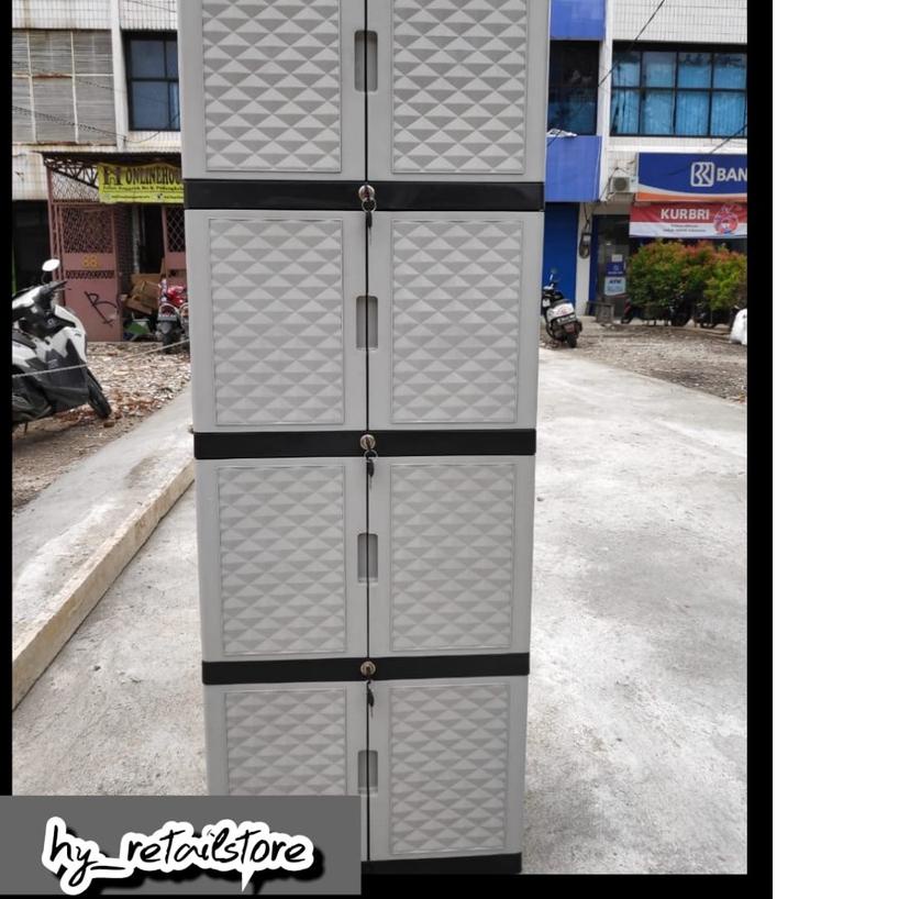 ♠ lemari plastik lemari pakaian lemari baju Tabitha ✪