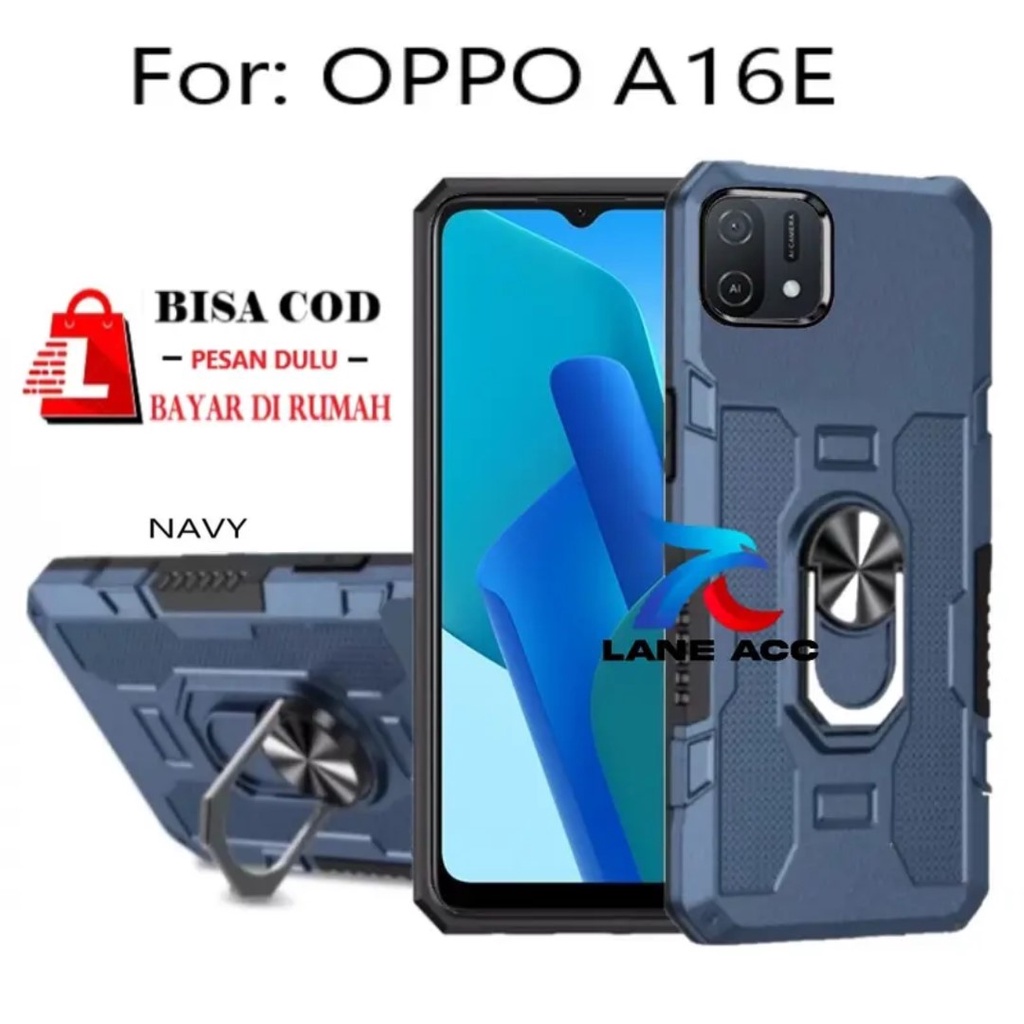 CASING OPPO A16E KESING ROBOT HIT EYE RING-CASING HARD CASE-STANDING ROBOT