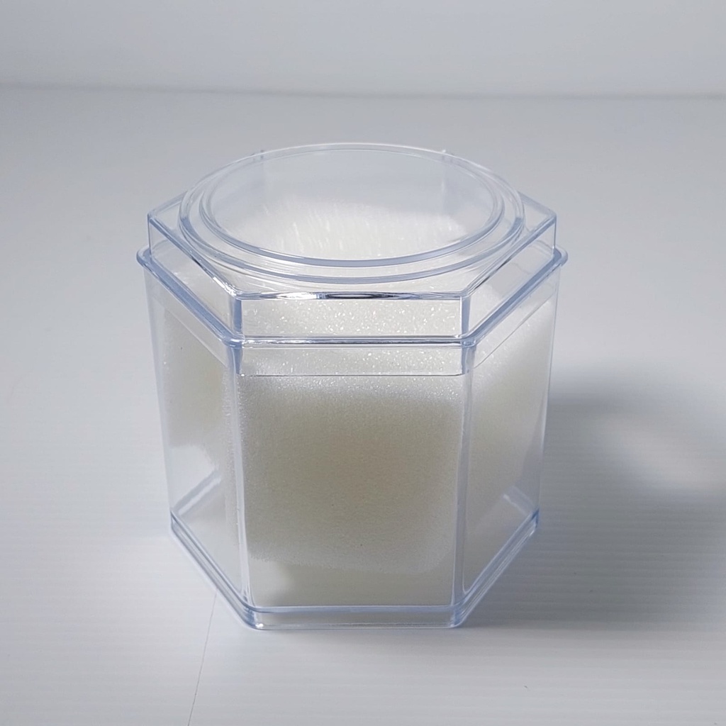 Kotak Jam Tangan  SEGI   6  Bening