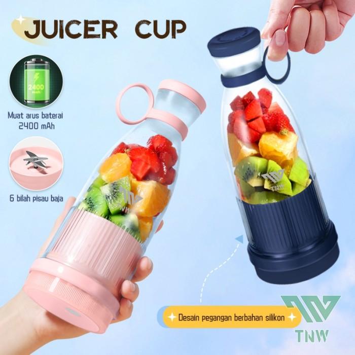 TNW Juicer Blender Portable Mini Juicer Cup 6 Pisau Blender Kapsul Jus