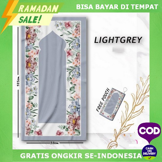 Sajadah Turki Premium Tebal Mini Import Turkiye Motif Bunga Sjadah Travelling Mewah Halus Sejadah La