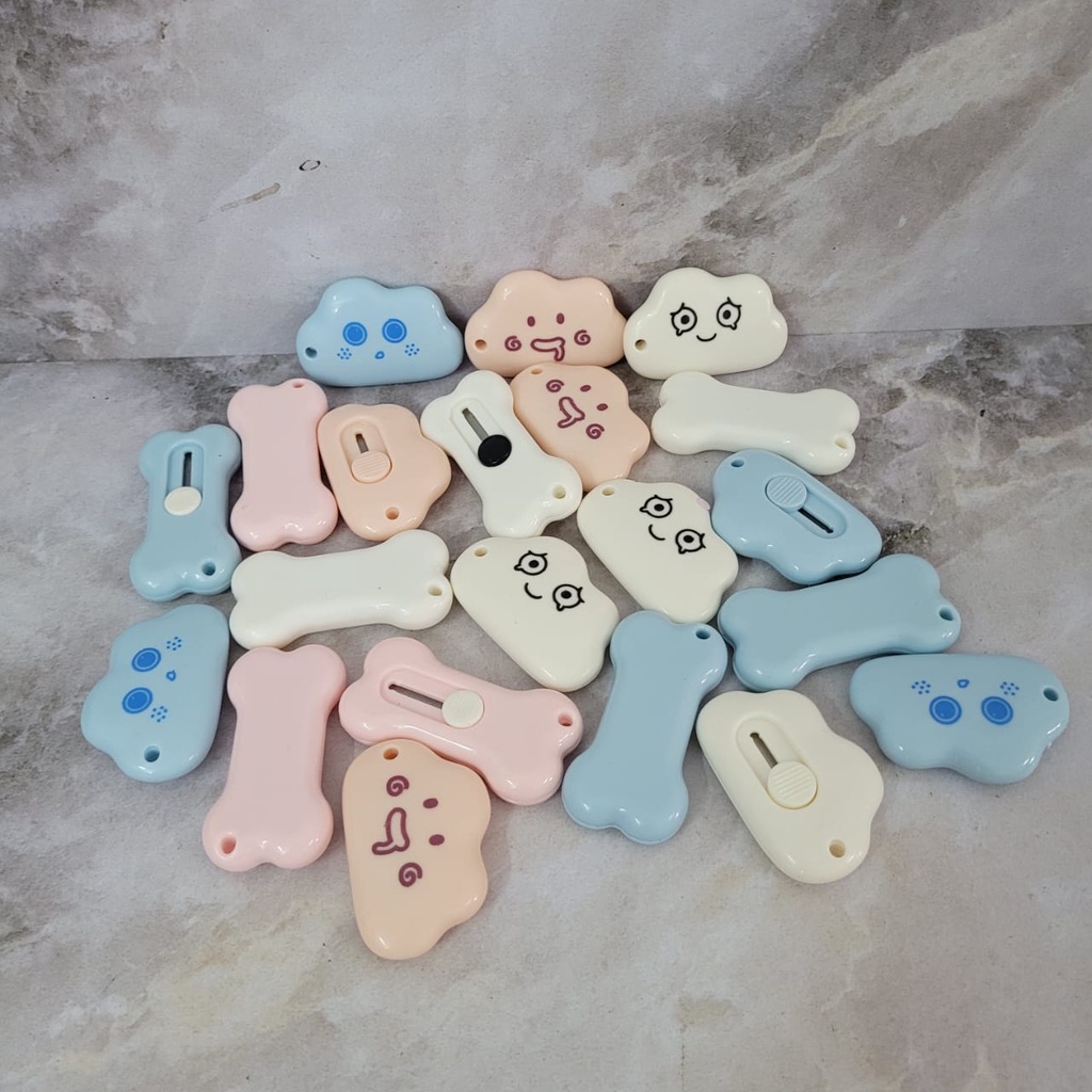 

Meltblown X Cutter Mini Viral Motif Lucu Pisau Cutter Kecil Papper Cut