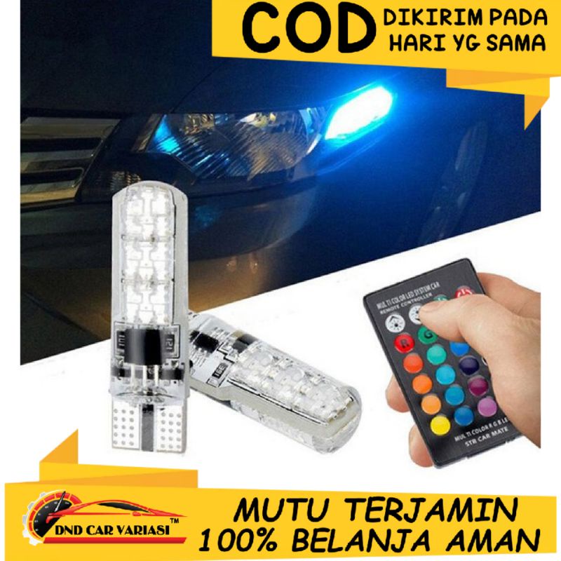 LAMPU LED SENJA JELLY REMOTE T10