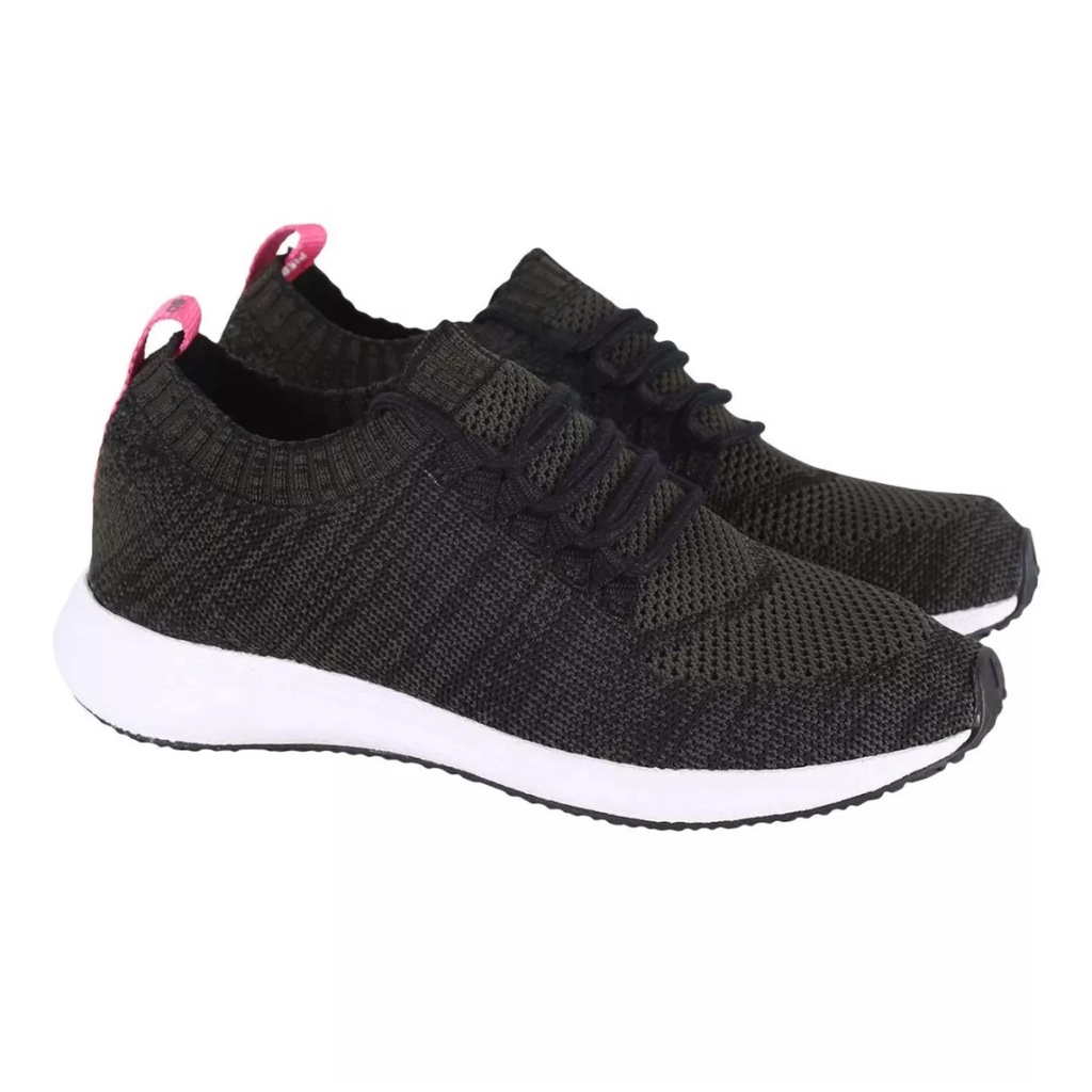 Sepatu Wanita Slip On Piero Terrasocks Evo warna Dark Olive-Pink-White Size 37, 38, 39 New 100% Orig