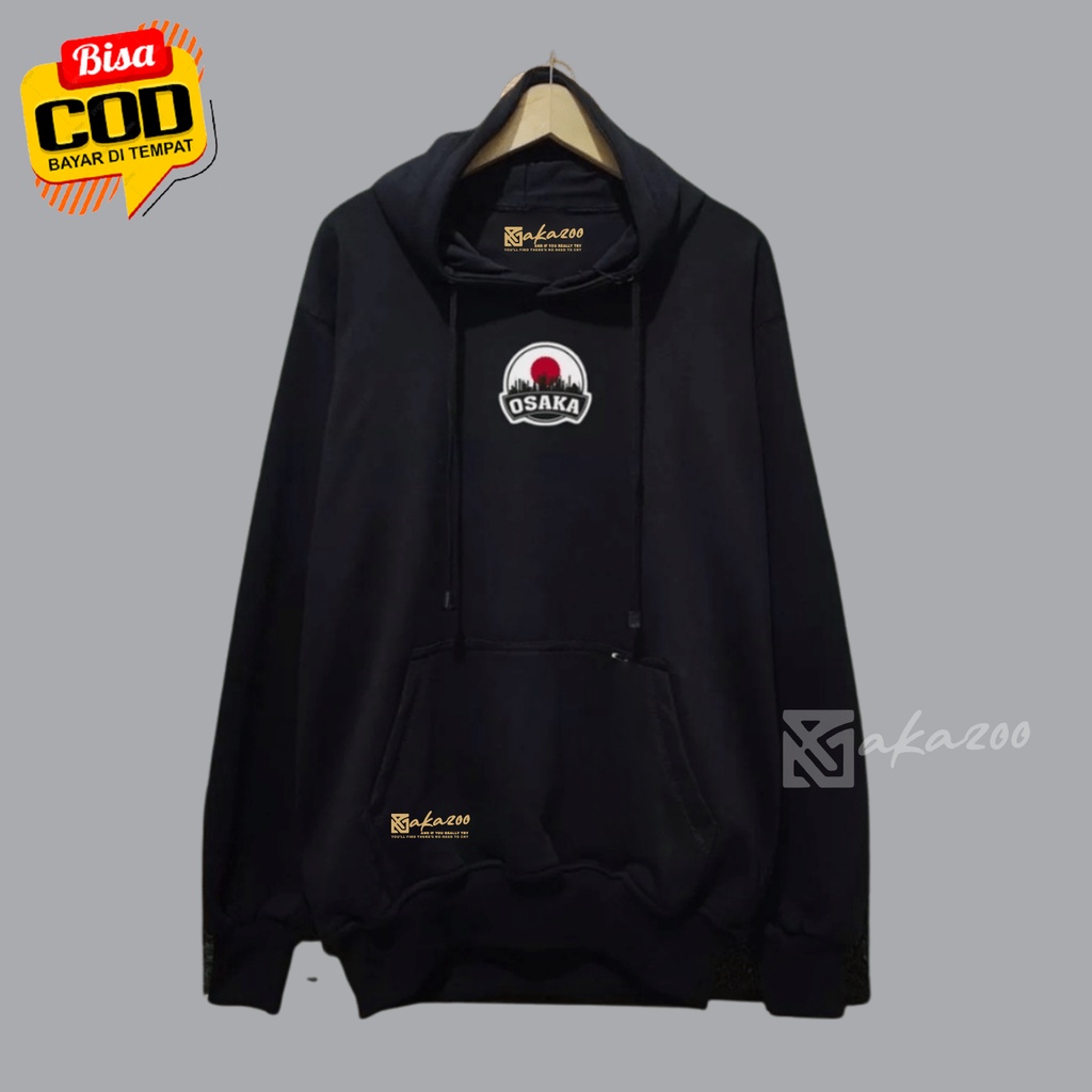 switer pria switer cowok logo JPN osaka hitam hoodie oversize pria distro sweater jumbo xxl murah jamper cewe polos hoodie tebal hodie pria original distro unisex M L XL XXL premium akazoo