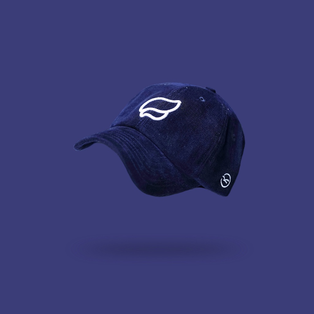 "Feeling Corduroy - Navy" - Polo Caps Feels.Co - Topi