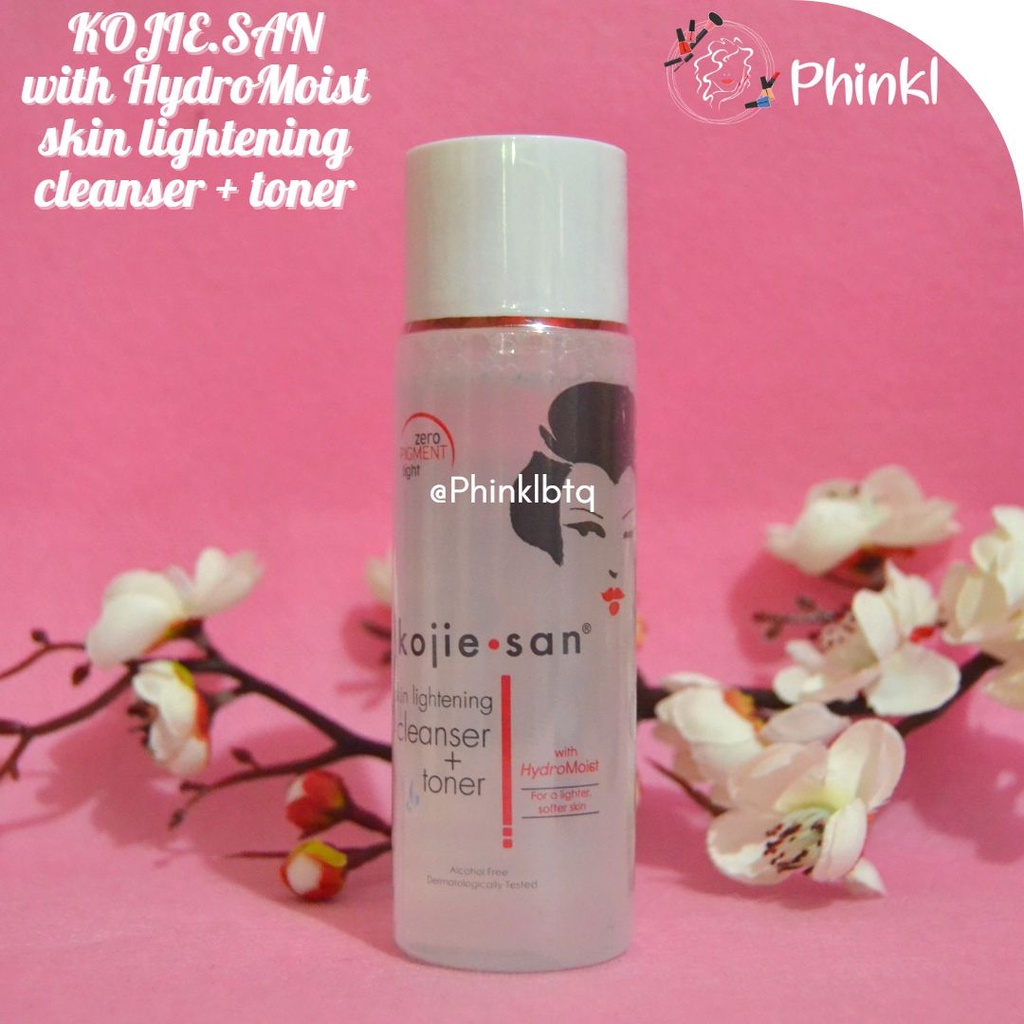 `ღ´ PHINKL `ღ´ KOJIE SAN cleanser + toner with hydromoist 100ml pembersih dan penyegar wajah