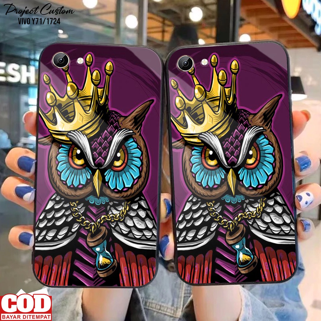 Case Vivo Y71 / Vivo 1724 - Casing Hp Vivo Y71 / vIVO 1724 Terbaru [ OWL-04 ] Silikon Hp Vivo 1724 -