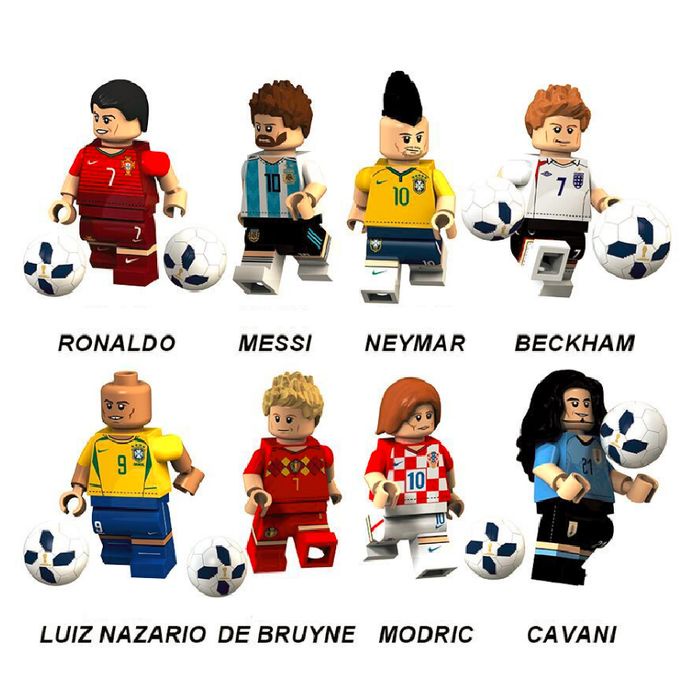 4pcs Mini Figure Roboman Piala Dunia 2022 karakter DIkirim beda beda