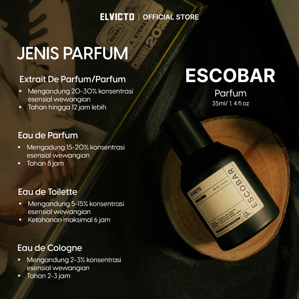 ELVICTO ESCOBAR PARFUM 35ML