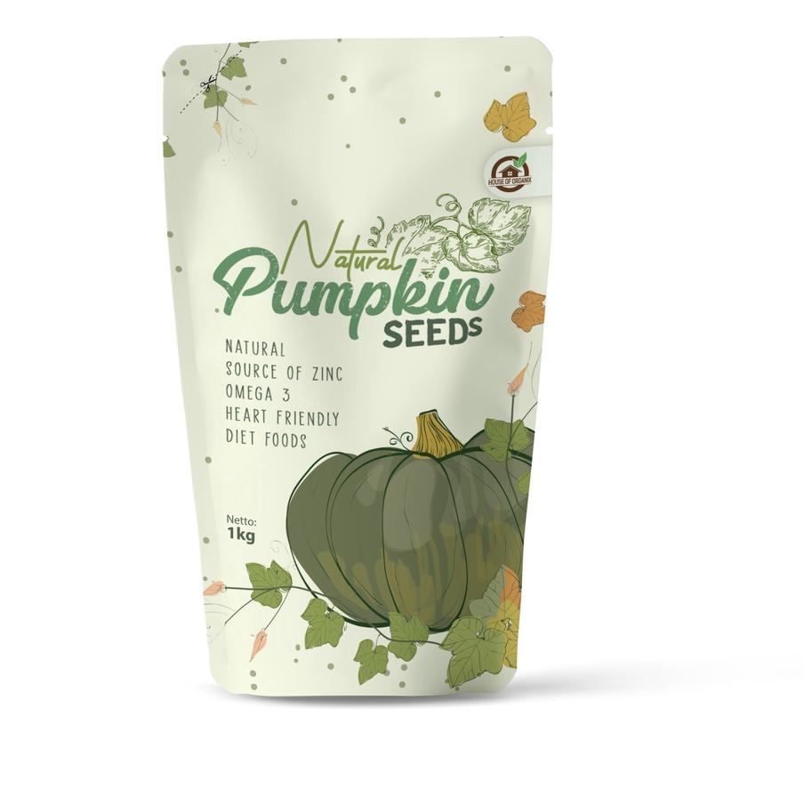 

✯ Pumpkin seeds (biji labu) 1 Kg ⅍
