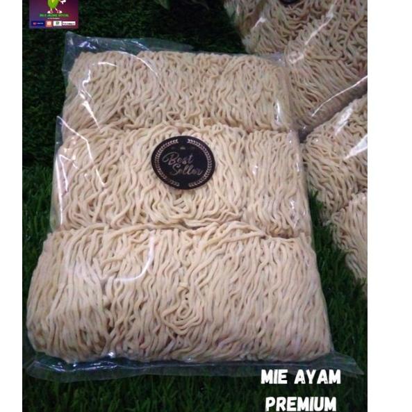 

>XC26619< Mie Mentah Mie Ayam Mie Telur Mie Bakmie Kemasan 1Kg Super Premium
