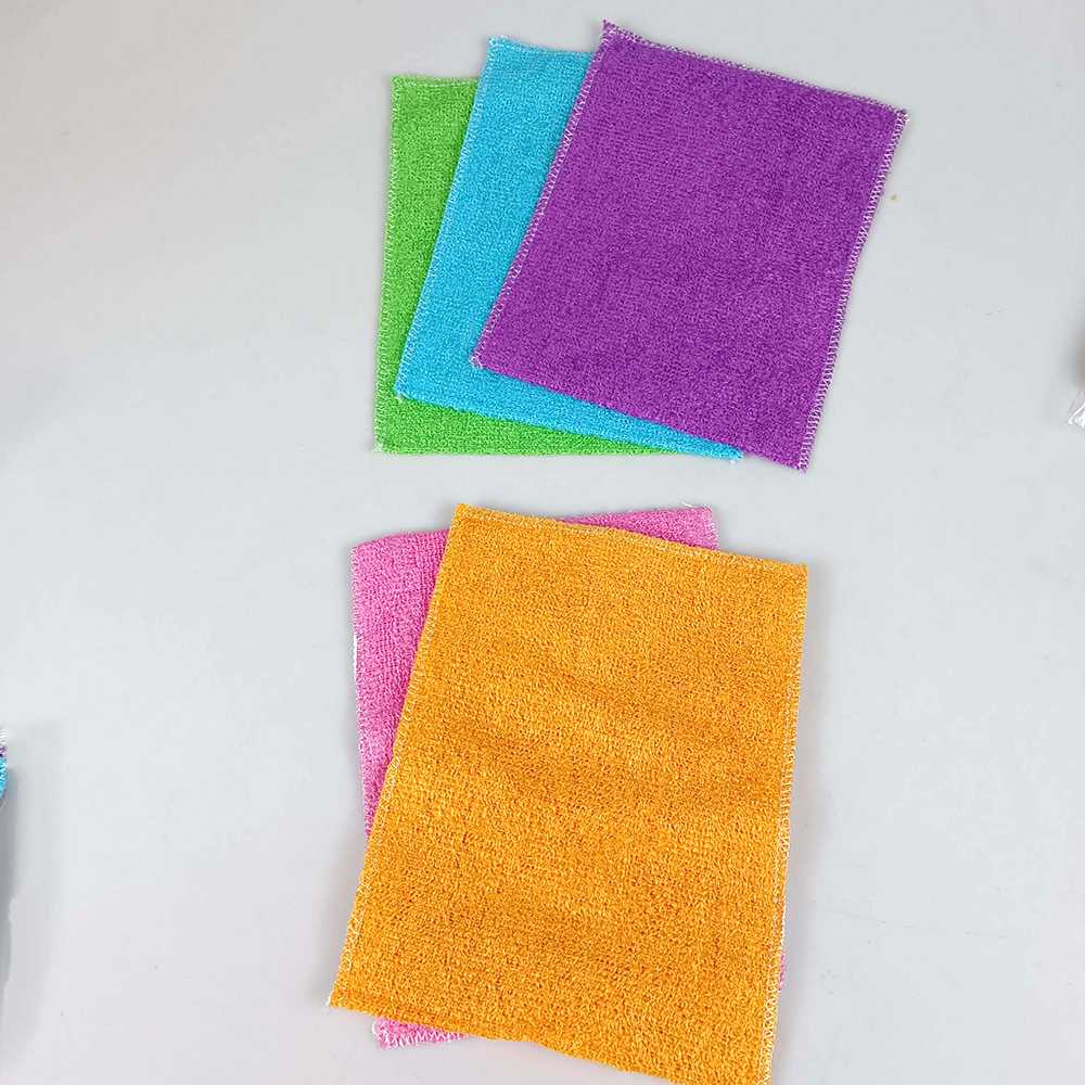 (BISA COD) FTIHSHP Joybos Kain Lap Dapur Microfiber Cleaning Cloth 18x22cm 3 PCS - J146