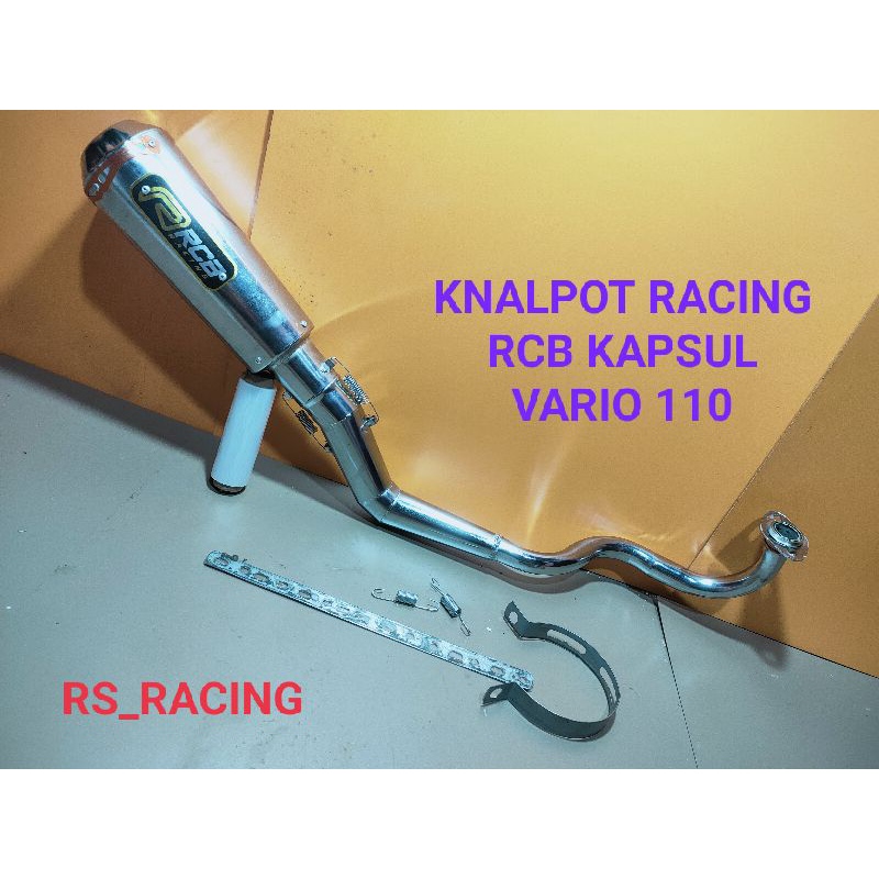 KNALPOT RACING RCB KAPSUL VARIO 110