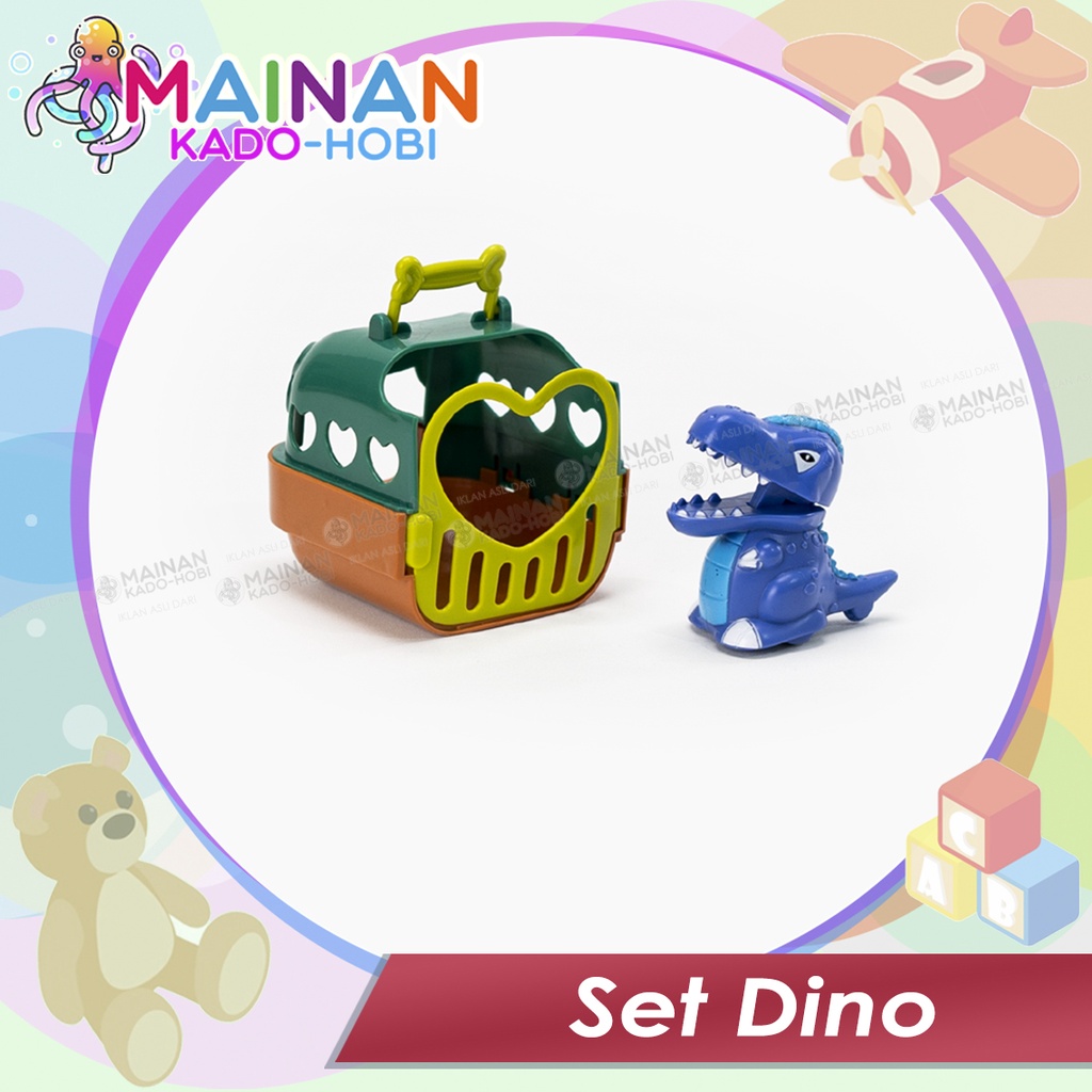 HADIAH ULANG TAHUN ANAK MAINAN BONEKA FIGUR MINIATUR PRESSING DINO PULLBACK TOYS