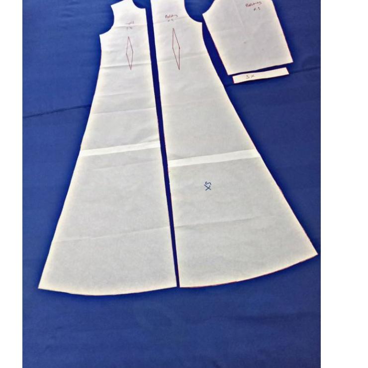 ⚡GROSIR⚡ Pola Instan Gamis A Line Dewasa /Bukan Baju 