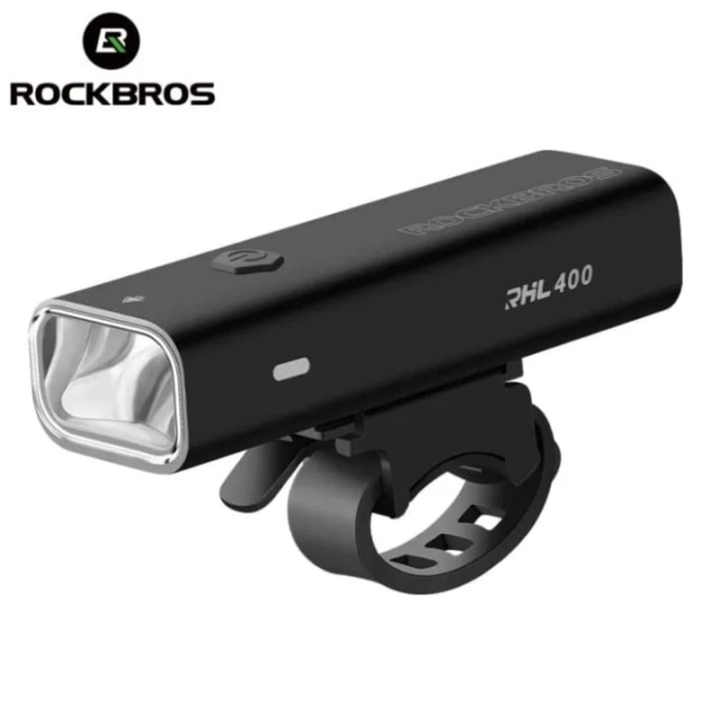 Rockbros RHL400 Lampu Sepeda Depan MTB Road Bike Bicyle Lamp