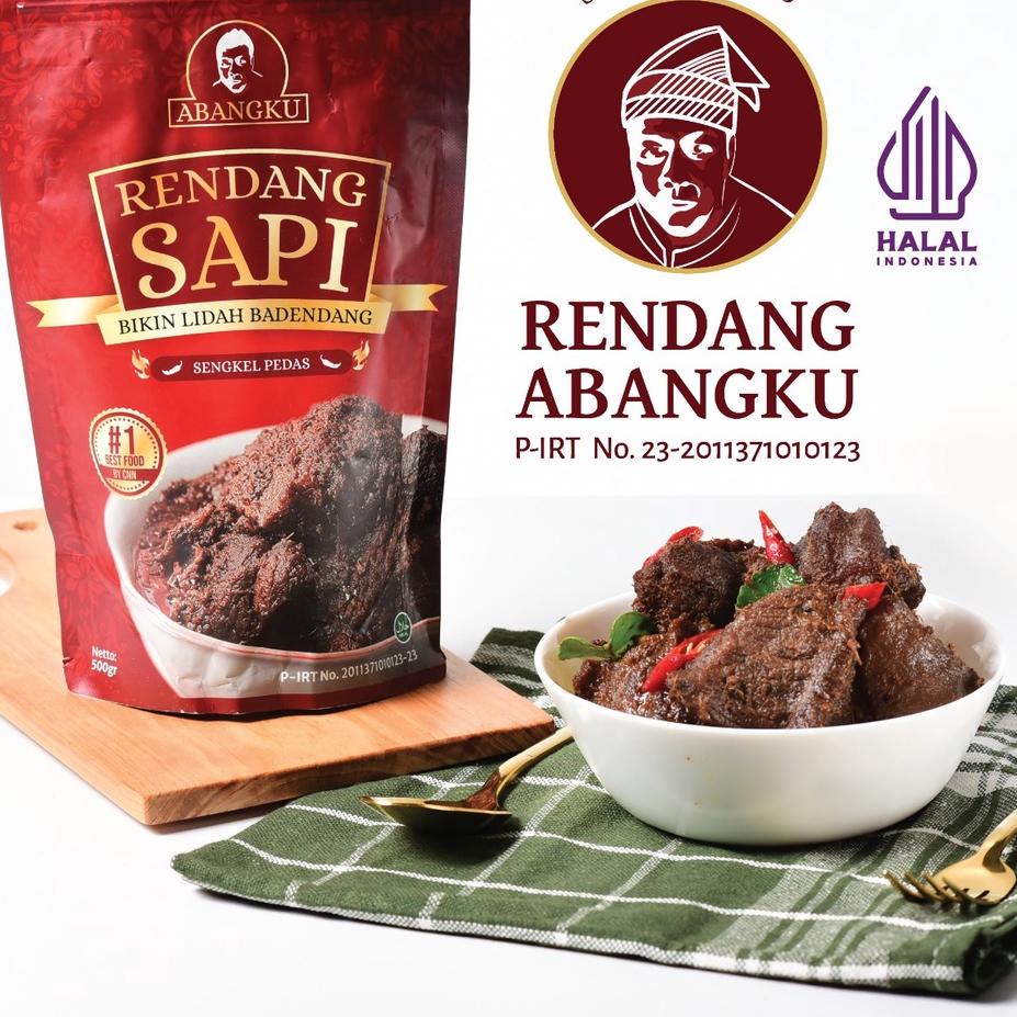 

◌ Rendang Padang Daging Sapi Asli by ABANGKU Halal PIRT bumbu melimpah - siap kirim seIndonesia dan export keluar Indonesia ➪