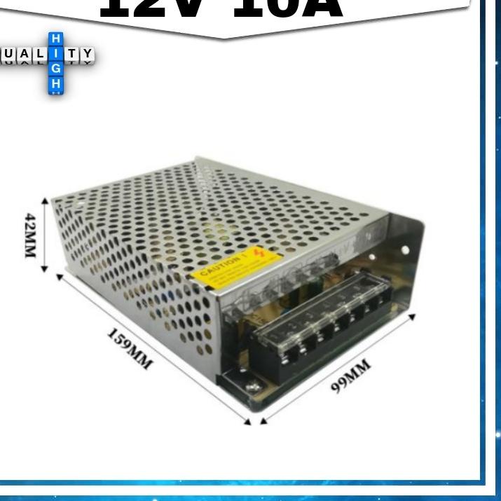 ✱ Power supply 12V 10A 10amper body kecil12v xitey trafo ™