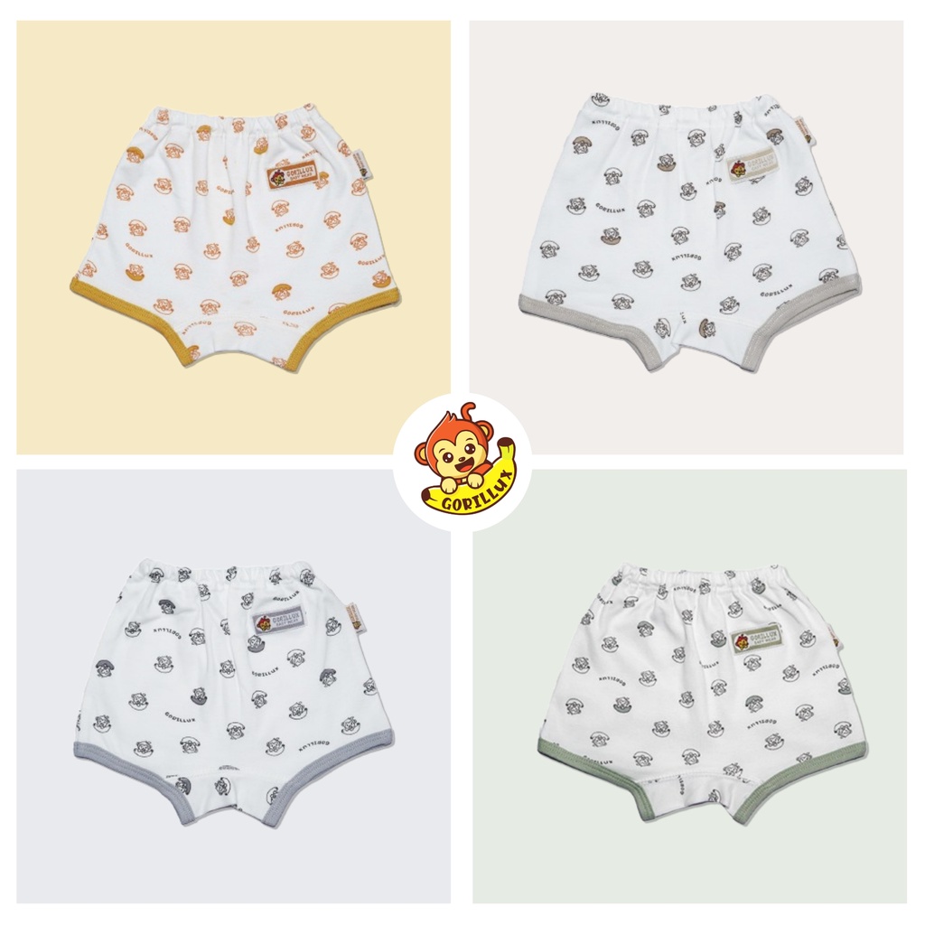 GORILLUX 1 Pcs Celana Pendek Bayi Gorillux (0-12 Bulan)
