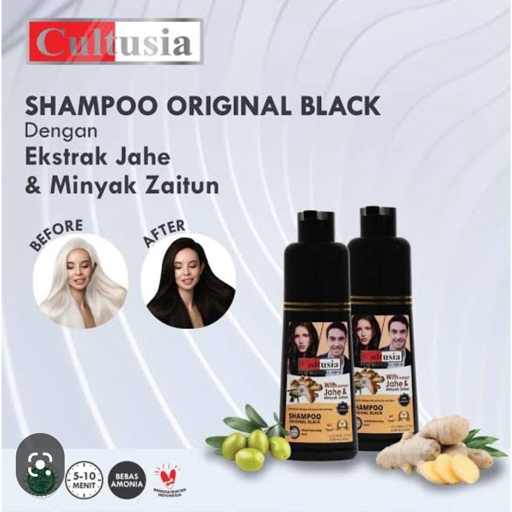 Shampoo Cultusia Shampoo Hitam Penghilang Uban_Cultusia Shampo Hitam Penghilang Uban