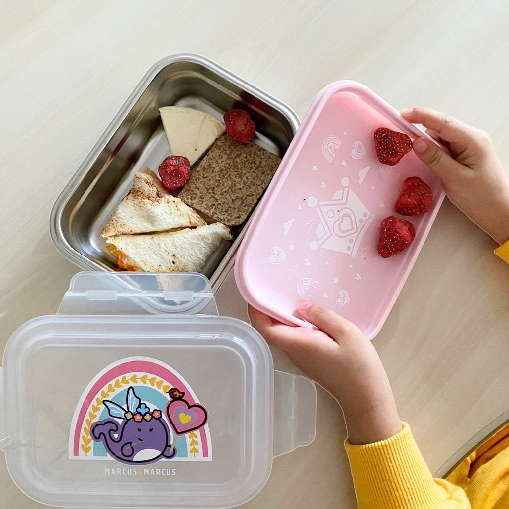 Marcus Stainless Steel Lunchbox Kotak Bekal Makan Anak 2 Tingkat Lunch Box