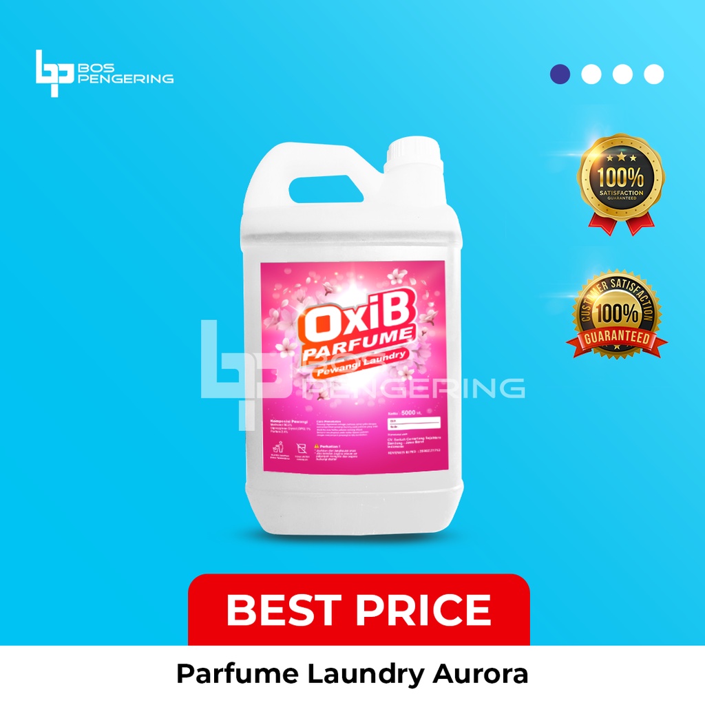 Pewangi Pakaian Laundry - OxiB Parfum Aroma Aurora 5 Liter Fresh Tahan Lama