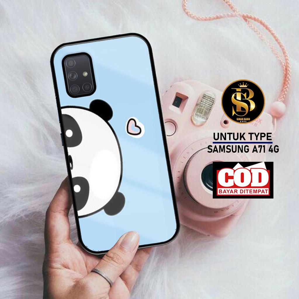 Sinar Baru Case Samsung A71 4G  Terbaru [ MOtif P4nd4] Softcase Samsung- Hardcase Samsung- Casing Hp