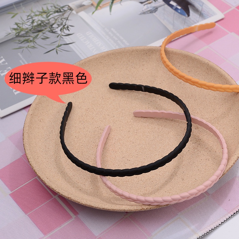 Bando Doff Kepang 1cm/Bandana Korea Model Kepang / Braided Matte Headband Premium