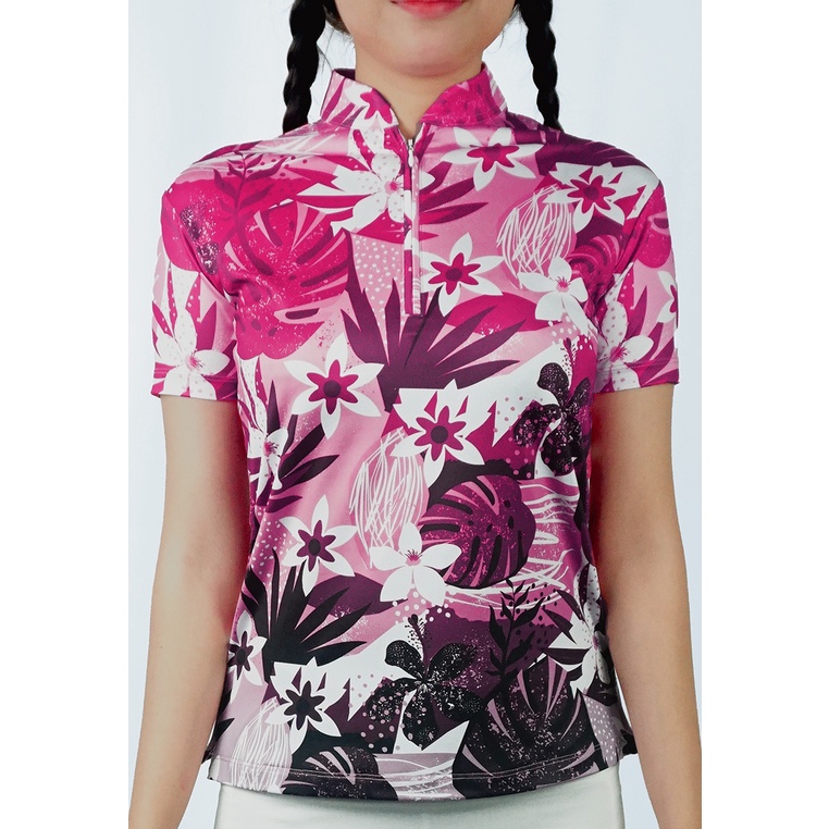 Trijee Polo Shanghai Jersey Women Brisa - Pink