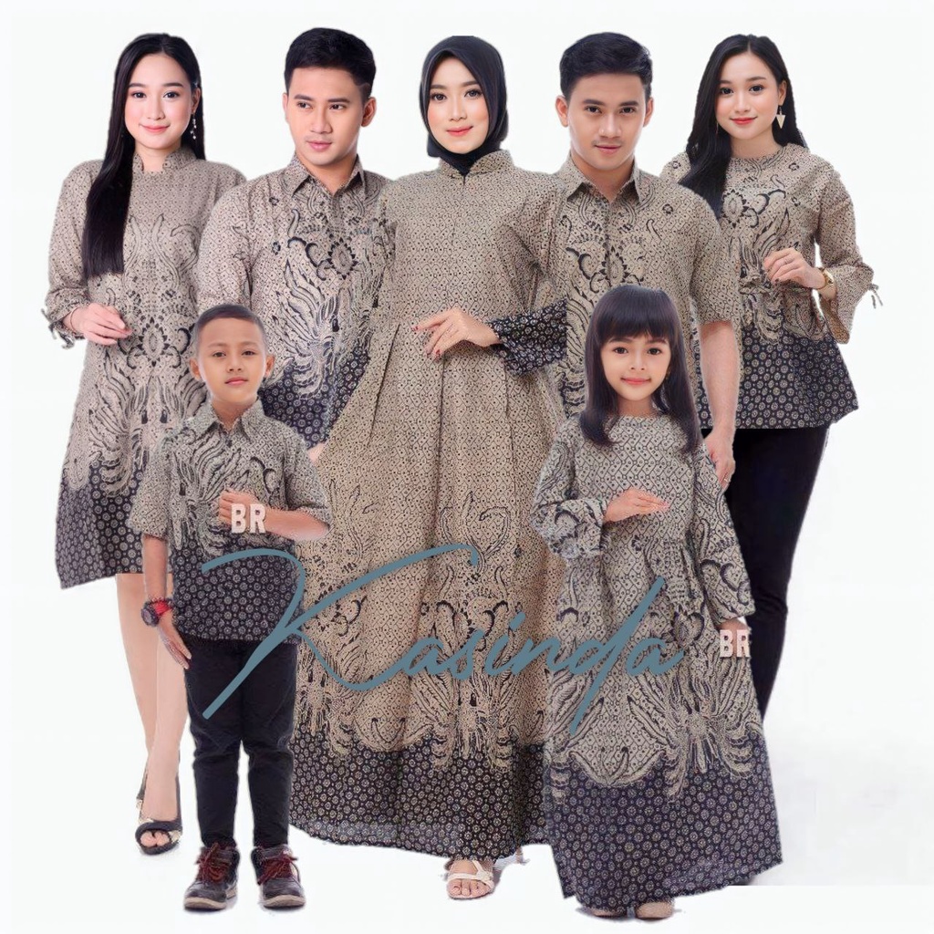 Baju batik Couple Keluarga Ayah Ibu Anak Pasangan Suami Istri Atasan Wanita Pria Dan Anak Anak Sania Ruflle Ori Ndoro Jowi Modern Family Lebaran Terbaru 2023