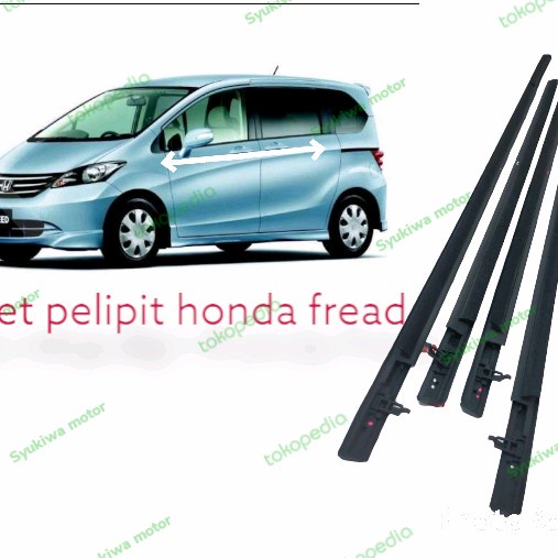 weather strip karet pelipit kaca pintu honda Freed