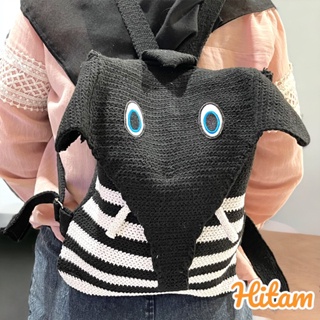 Tas Ransel Rajut Wanita Karakter Dewasa atau Anak