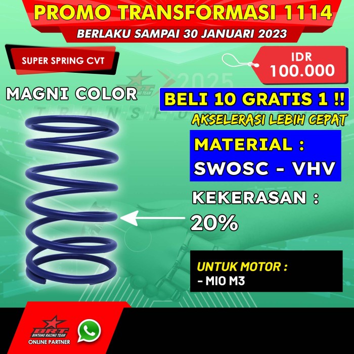 PER CVT / CVT SPRING BRT MIO M3