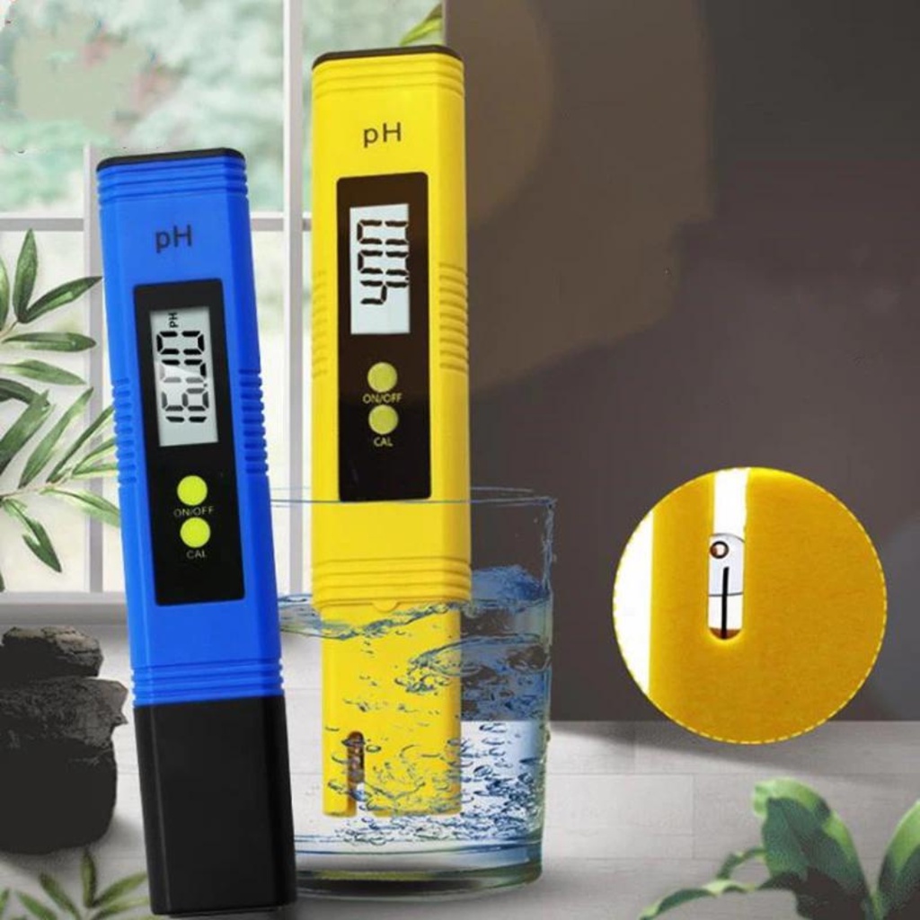 DIGITAL PH METER TES KUALITAS AIR KALIBRASI OTOMATIS PORTABLE PRESISI LCD DIGITAL