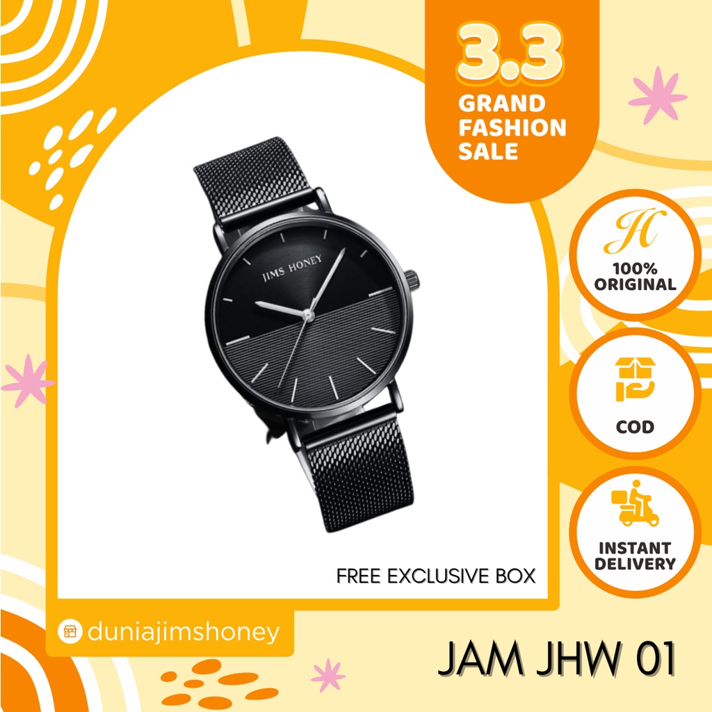 Jims Honey Jam Tangan JHW-01 Analog Wanita Cewek Elegan Murah Fashion Import Jimshoney